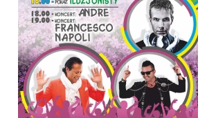 Francesco Napoli i Andre na dniu dziecka i rodziny