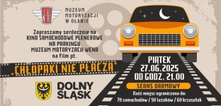 Kino jak za dawnych lat. Samochód, leżak i film pod gołym niebem