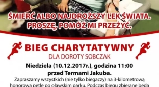 Charytatywny bieg dla Doroty Sobczak