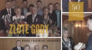 Złote Gody Wandy i Kazimierza Janiuk