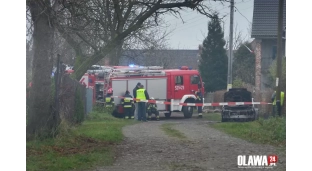 Tragedia w Jankowicach. Spłonął 62-letni mężczyzna