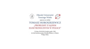 Wykład Tomasza Horoszkiewicza