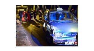 Wypadek na moście nad Odrą [VIDEO]
