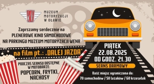 Plenerowe kino w Muzeum Motoryzacji Wena