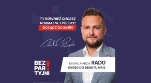 Sołtys Bystrzycy, Michał Rado startuje do Senatu
