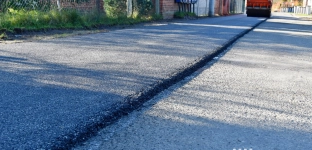 Trwa remont drogi w Grędzinie