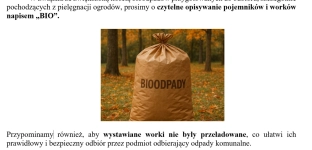 Gmina Oława apeluje o prawidłowe oznaczanie i wystawianie bioodpadów