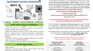 Ostatnie dni na skorzystanie z bezpłatnej taksówki elektro-odpadowej w Oławie