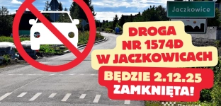 Droga w Jaczkowicach zamknięta!