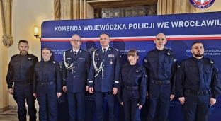 Nowi policjanci w oławskiej komendzie
