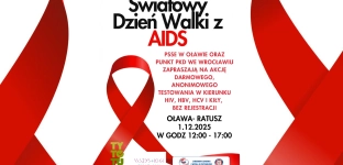 Światowy Dzień AIDS: bezpłatne badania w oławskim ratuszu