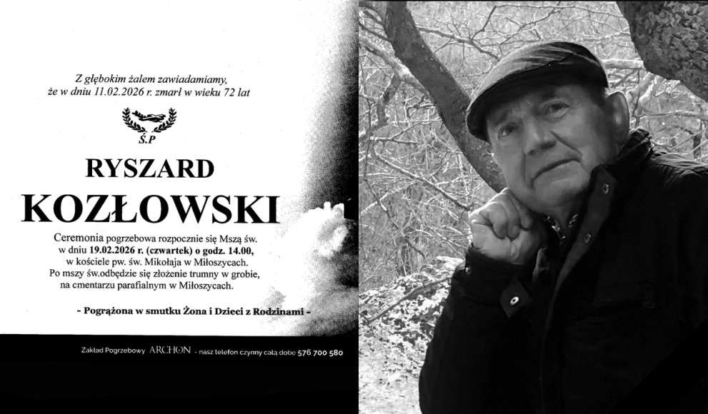 Dziuplina żegna swojego mieszkańca. Nie żyje Ryszard Kozłowski