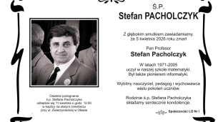 Nie żyje wieloletni nauczyciel oławskiego liceum