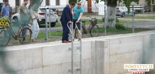 Przebudowa zbiornika retencyjnego w Gminie Oława zakończona