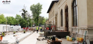 Trwa remont dworca PKP w Oławie
