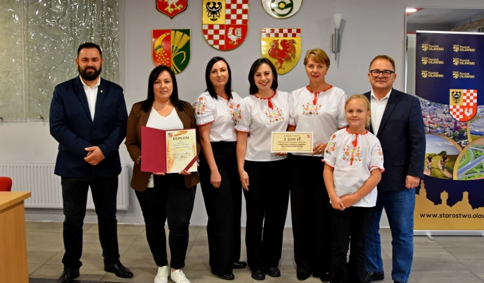 Biskupice Oławskie z najpiękniejszym wieńcem