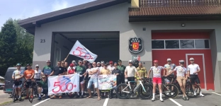 900 kilometrów dla Michalinki. Strażak z Oławy ponownie na trasie wyjątkowej akcji