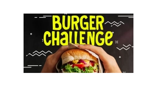 Podejmij wyzwanie w jedzeniu burgera na czas!