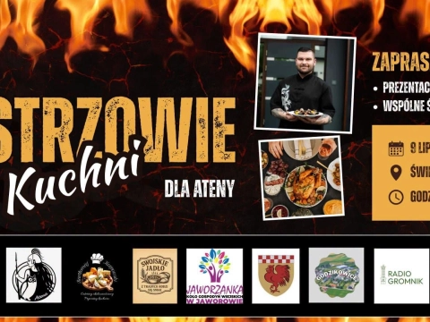 Mistrzowie kuchni dla Ateny. W Godzikowicach będą gotować i pomagać