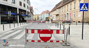 Fragment drogi wyłączony z ruchu. Rozpoczął się remont na ulicy Brzeskiej