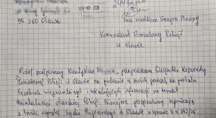 Fałszywie oskarżył policjantów w internecie. Sąd nakazał publiczne przeprosiny