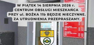 Jelcz-Laskowice: Centrum Obsługi Mieszkańca będzie nieczynne