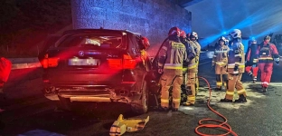 Poważny wypadek na A4. Trzy osoby ranne, autostrada zablokowana