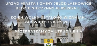 Urząd Miasta i Gminy Jelcz-Laskowice będzie nieczynny