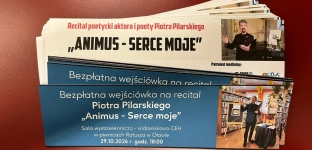 Bezpłatne wejściówki na recital poetycki Piotra Pilarskiego