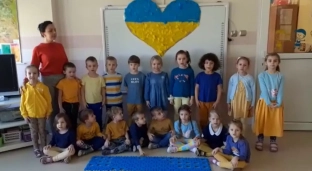 Witamy Was, mali bohaterowie. Przedszkolaki z Oławy do dzieci z Ukrainy