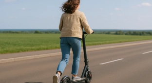 Jeździsz hulajnogą elektryczną? Pamiętaj o zasadach bezpieczeństwa!
