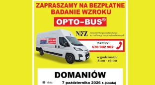 Bezpłatne badanie wzroku w Domaniowie