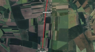 Nowa nawierzchnia i chodniki na drodze między Polwicą a Wierzbnem