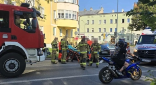 Zablokowana ulica 3 Maja. Doszło tam to wypadku