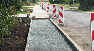 W Gęsicach powstaje nowy chodnik