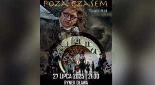 Spektakl Poza Czasem na oławskim Rynku