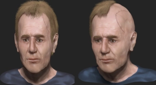 Męska czaszka znaleziona w Kościerzycach. Stworzono portret przyżyciowy