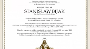 Jak będzie przebiegało ostatnie pożegnanie księdza Stanisława Bijaka?