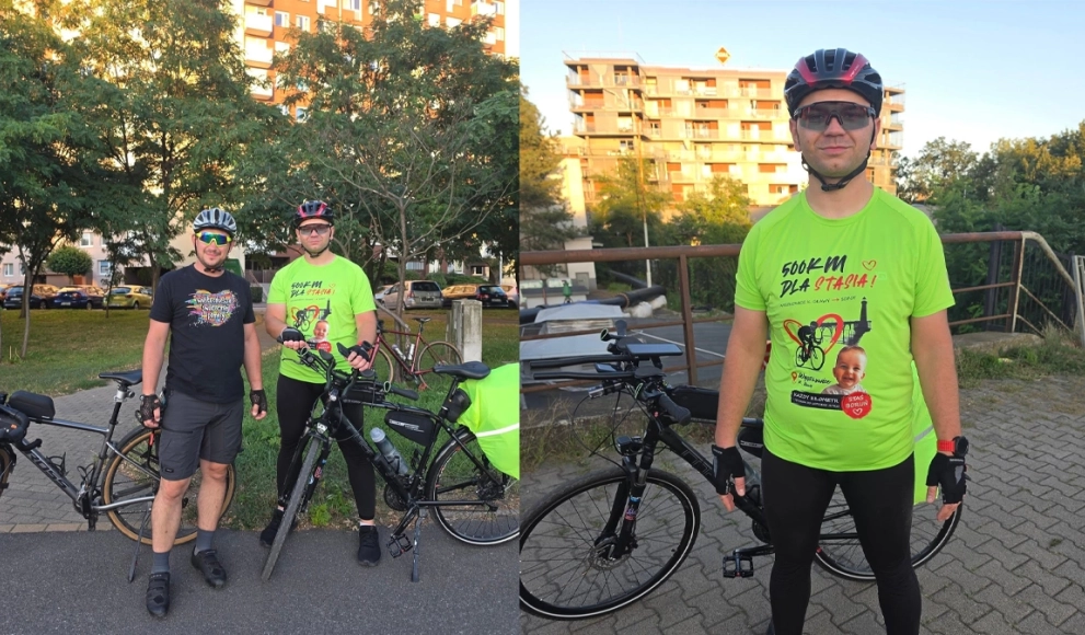 520 kilometrów dla Stasia. Damian Pacholak dotarł do Sopotu