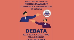 Weź udział w debacie o przemocy rówieśniczej