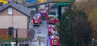 Pożar w ZGO Gać. Na miejscu 35 strażaków