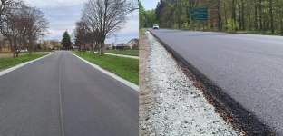 Nowe nawierzchnie na drogach powiatowych. Prace dobiegają końca