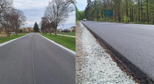 Nowe nawierzchnie na drogach powiatowych. Prace dobiegają końca