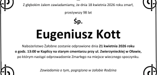 Ostatnie pożegnanie Eugeniusza Kotta