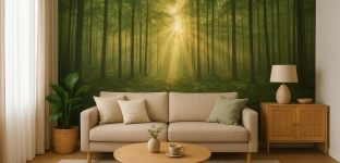 Jak mieszkańcy Oławy urządzają swoje mieszkania w 2025? Nowoczesne fototapety wracają do mody