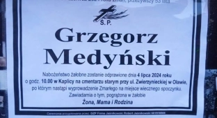 Ostatnie pożegnanie Grzegorza Medyńskiego