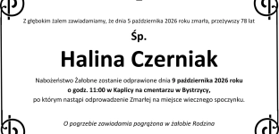 Ostatnie pożegnanie Haliny Czerniak