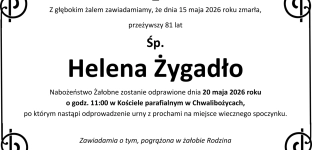 Ostatnie pożegnanie Heleny Żygadło