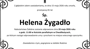 Ostatnie pożegnanie Heleny Żygadło