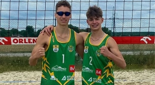 Awansowali do Turnieju Finałowego Mistrzostw Polski Młodzików w Siatkówce Plażowej
